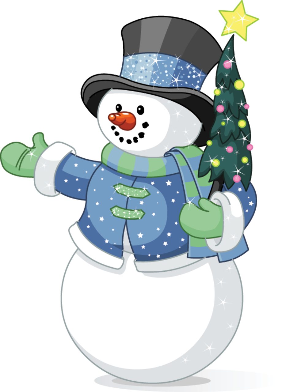 Download High Quality snowman clipart blue Transparent PNG 