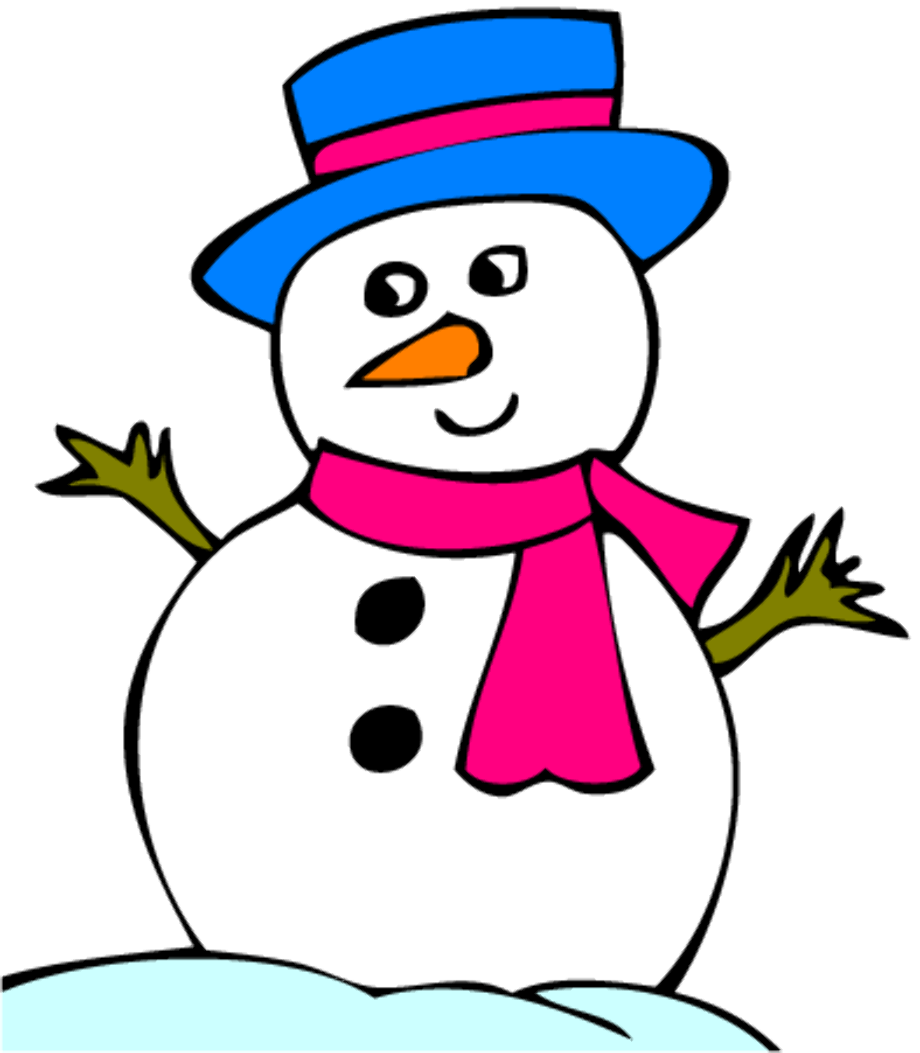 winter clipart snowman