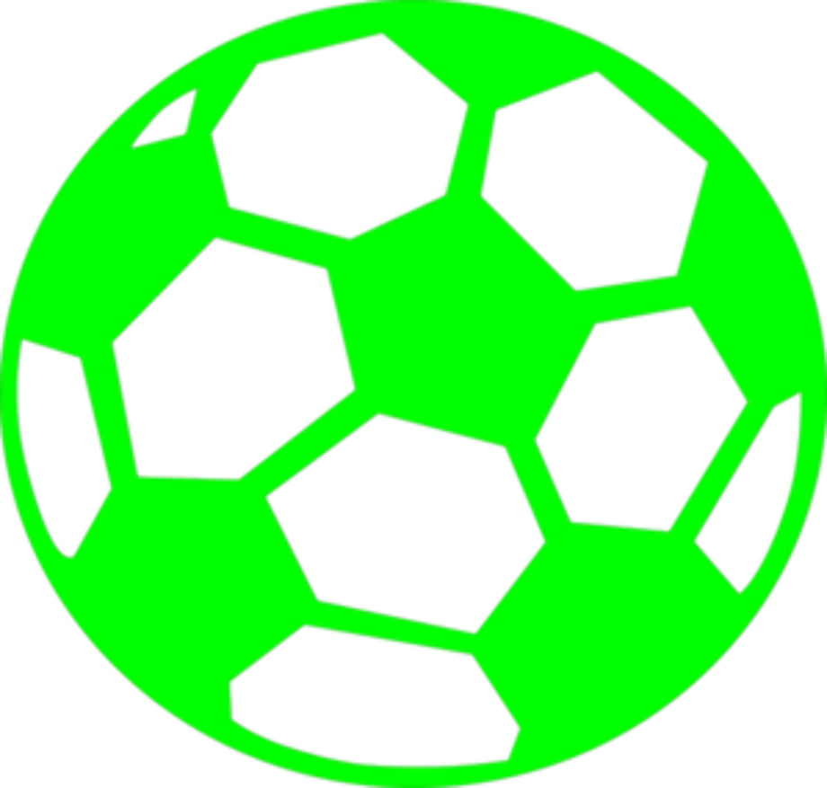 soccer ball clipart green