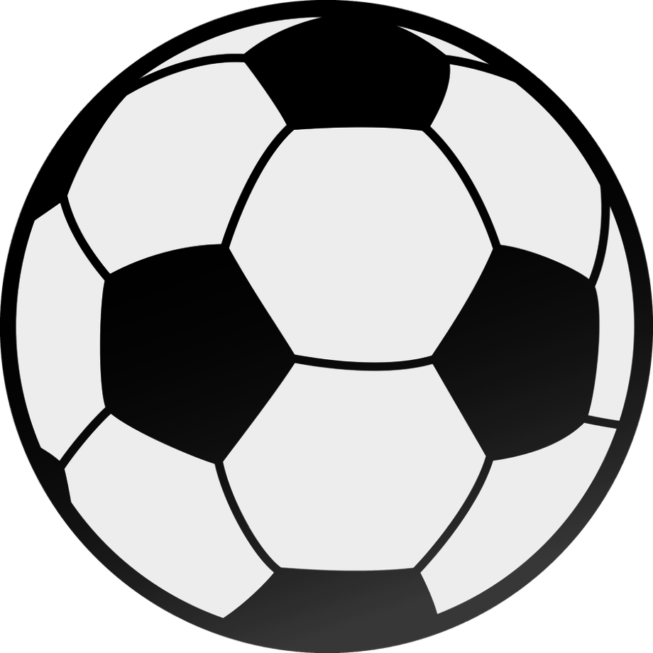 soccer ball clipart simple