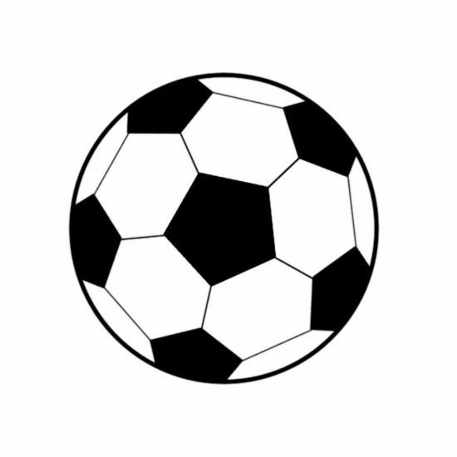 soccer ball clipart silhouette