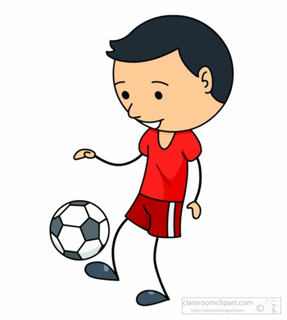 soccer ball clipart kicking