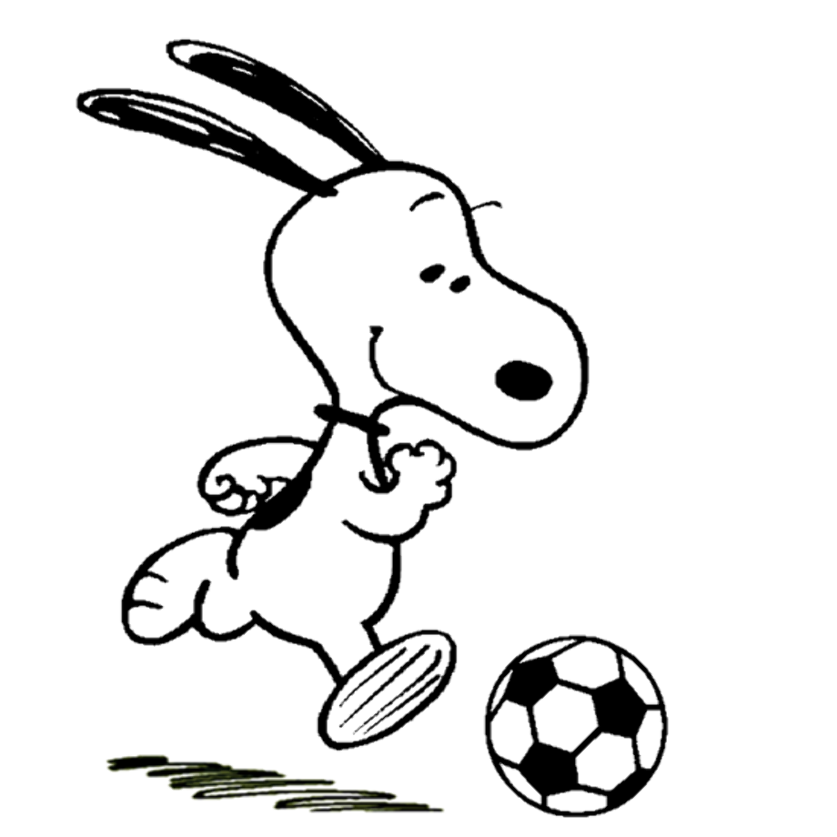 soccer clipart snoopy