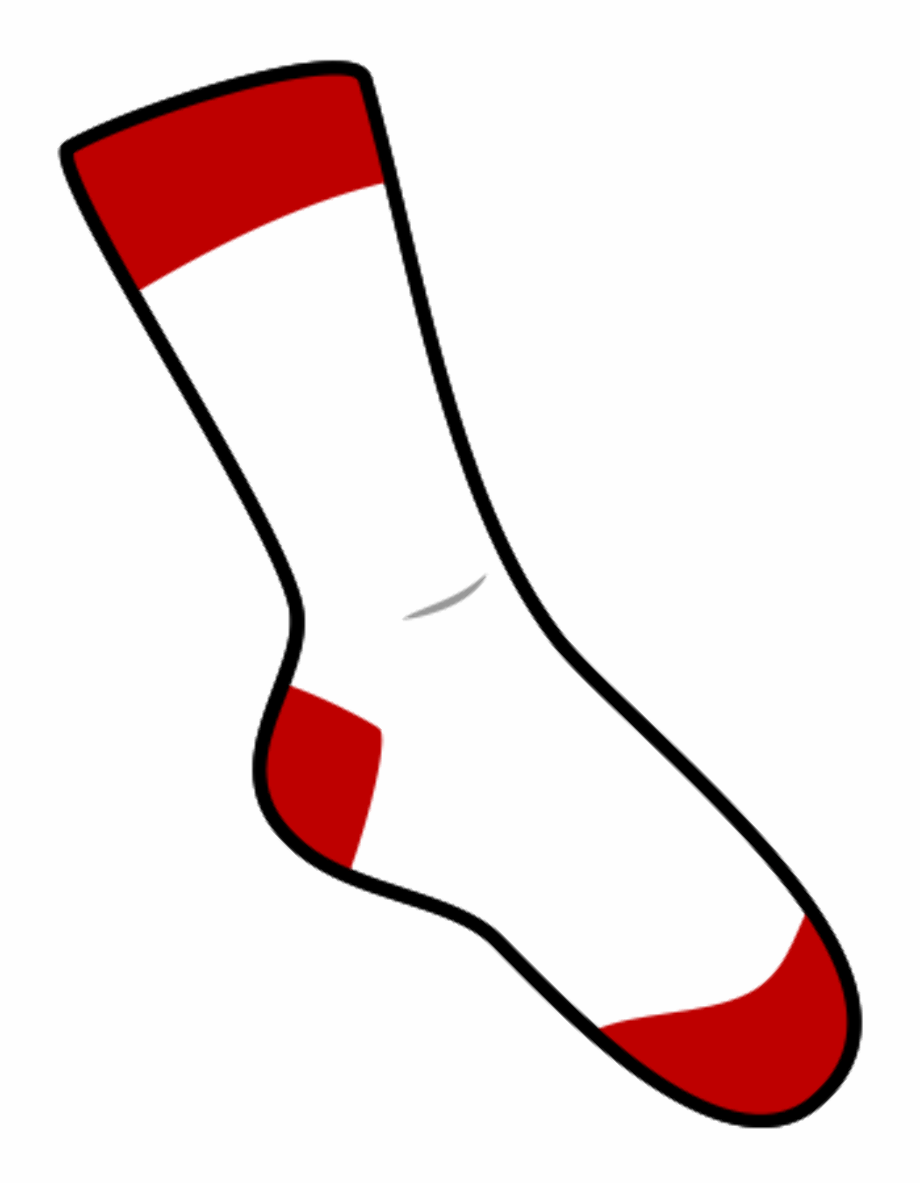 sock clipart drawn