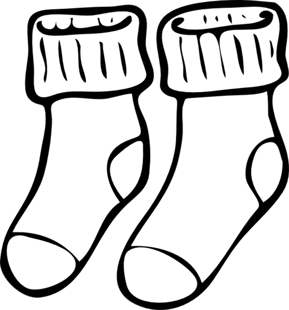 sock clipart cartoon