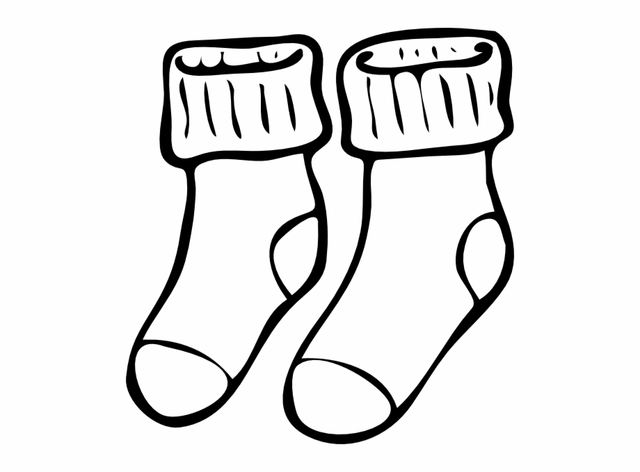 Download High Quality sock clipart line drawing Transparent PNG Images ...