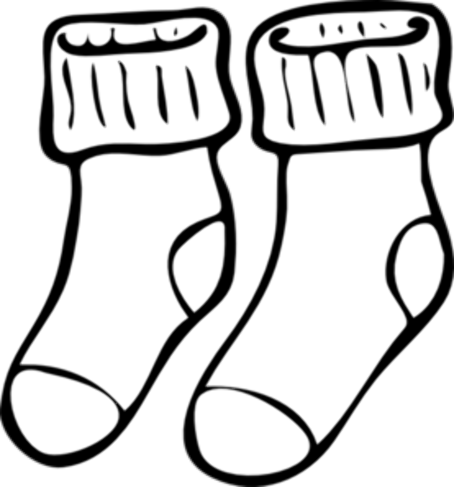 Download High Quality socks clipart outline Transparent PNG Images