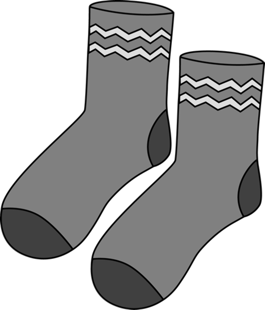 open clipart sock