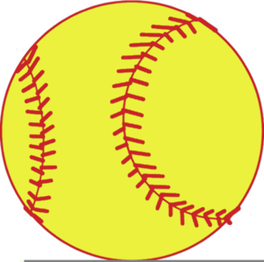 softball clipart vector