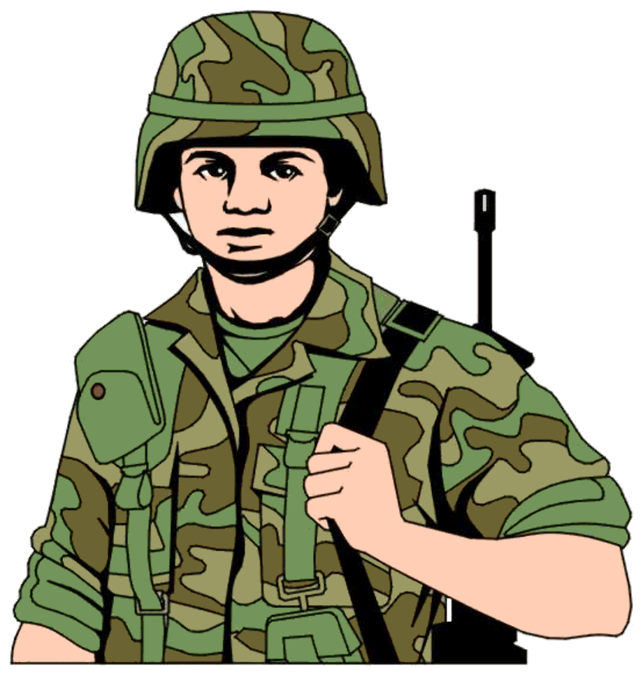 soldier clipart american