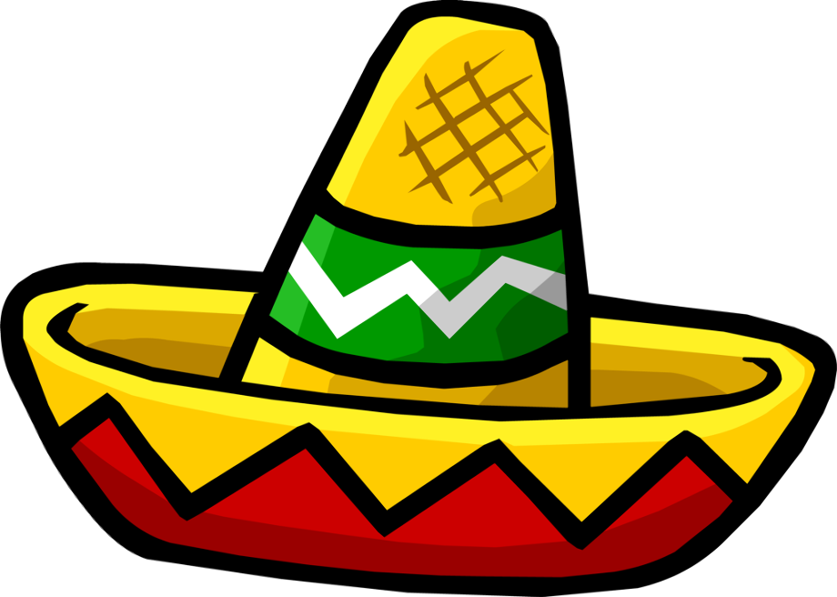 Sombrero Cut Out Template