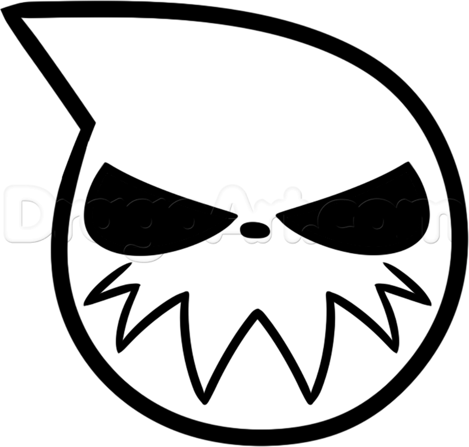 Download High Quality soul eater logo outline Transparent PNG Images