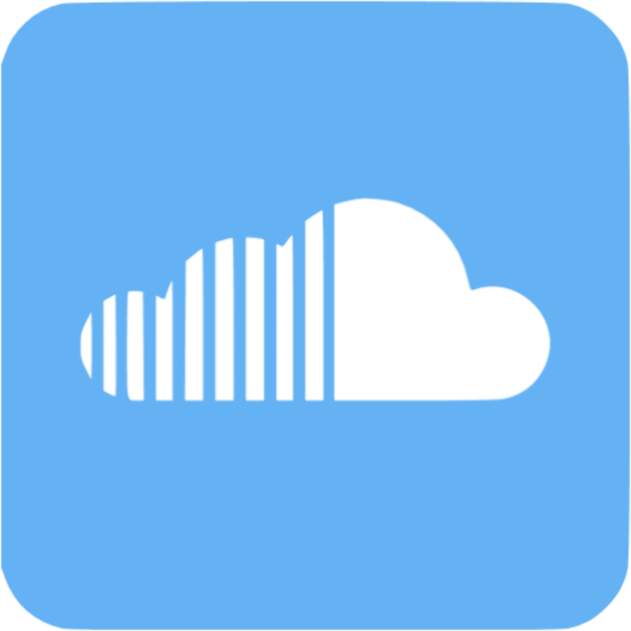 soundcloud logo png blue