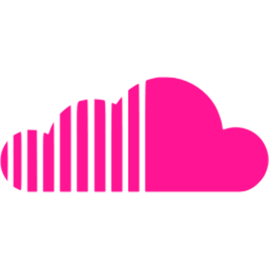 soundcloud logo png pink