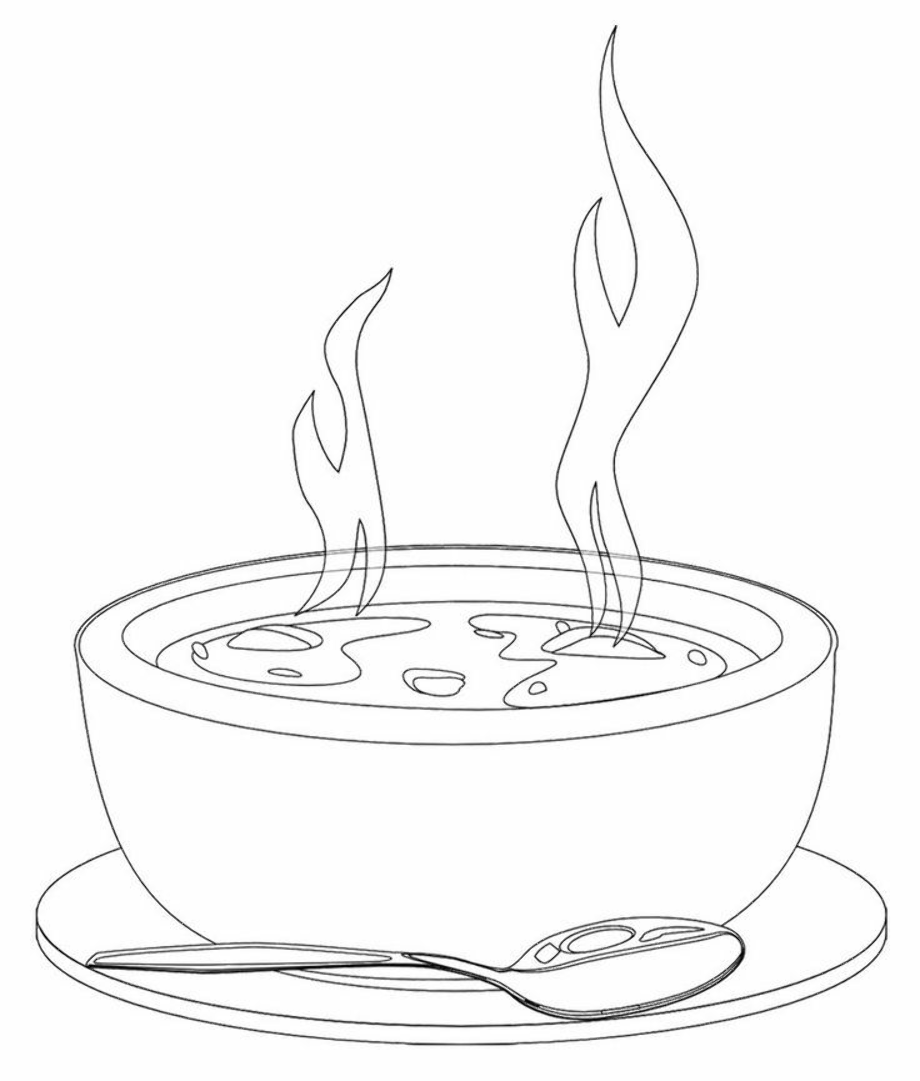 Download High Quality soup clipart outline Transparent PNG Images Art