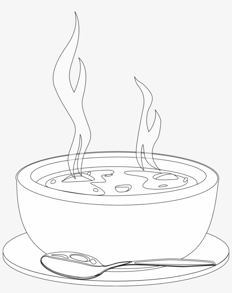 Download Download High Quality soup clipart outline Transparent PNG ...