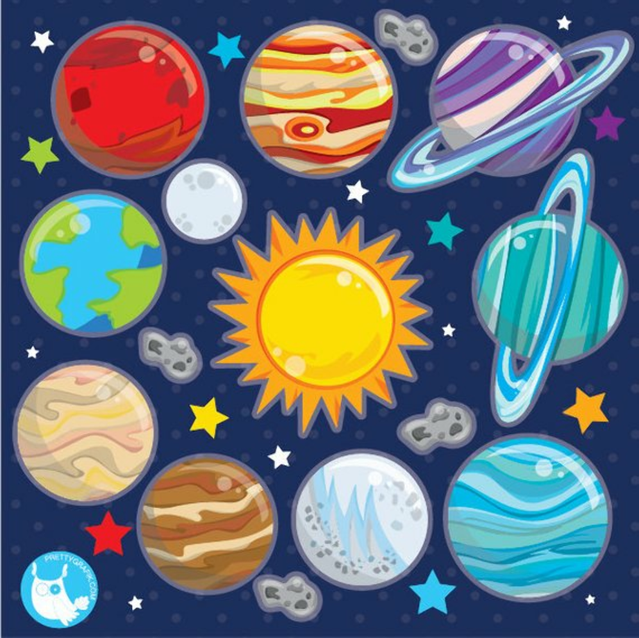 space clipart solar system