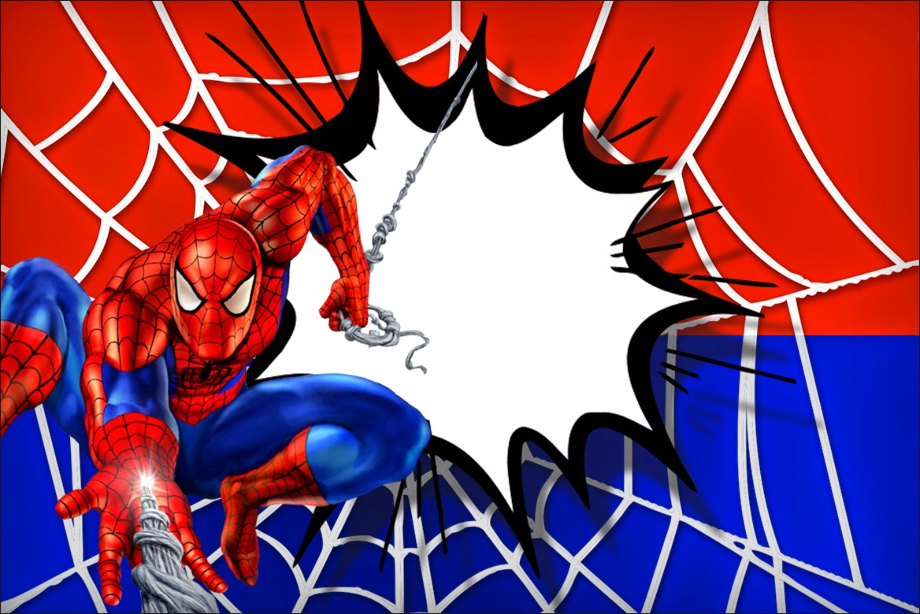 spiderman clipart template