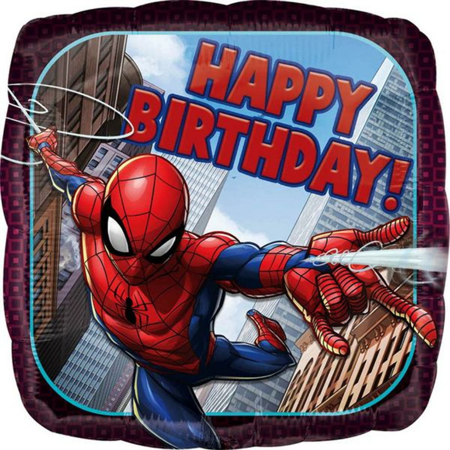 Download High Quality spiderman clipart happy birthday Transparent PNG