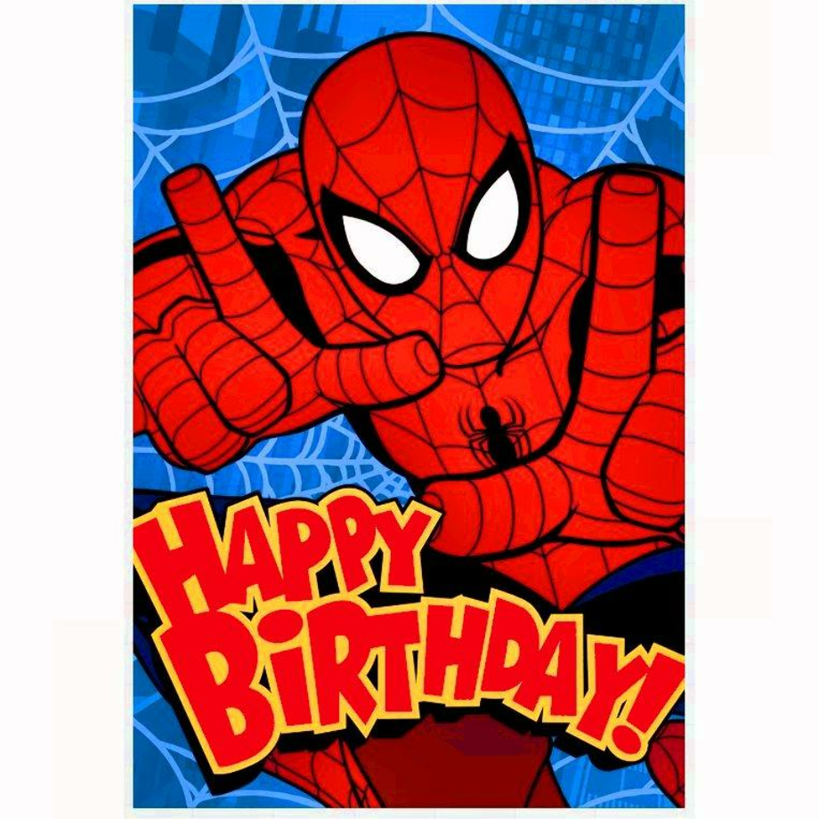 Download High Quality spiderman clipart happy birthday Transparent PNG