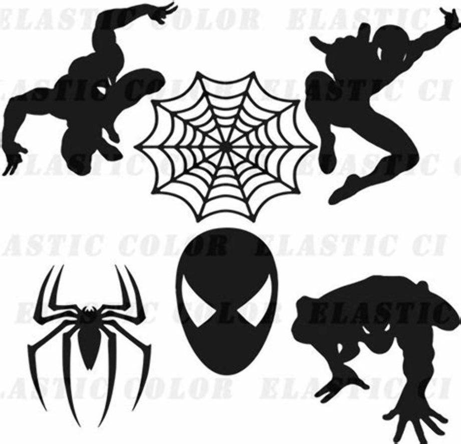 Download High Quality spiderman clipart silhouette Transparent PNG