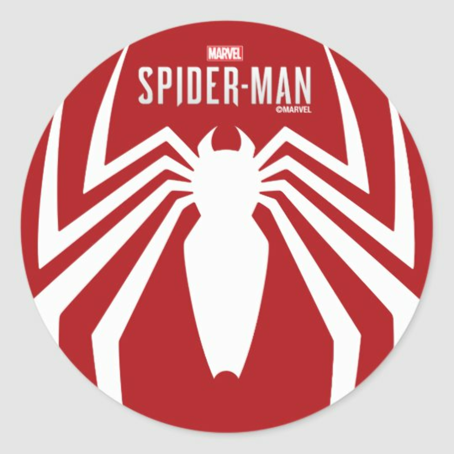 Spider man logo comic.