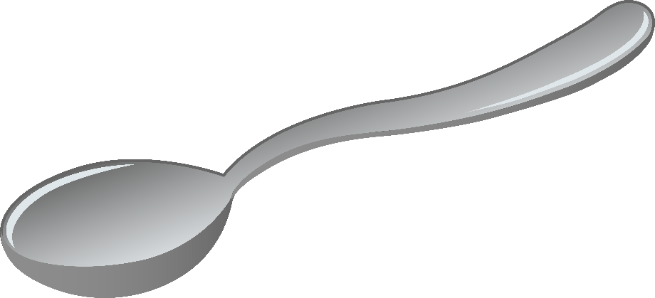 spoon clipart metal