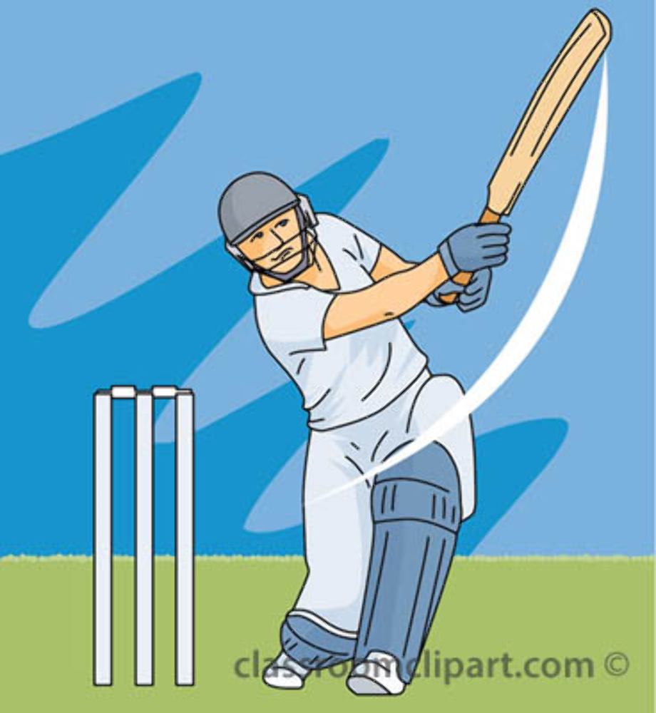 sports clip art cricket