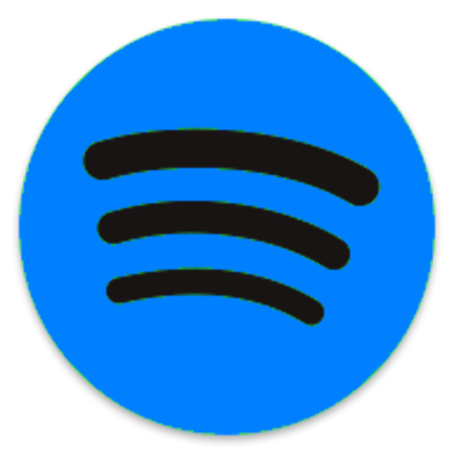 spotify logo blue