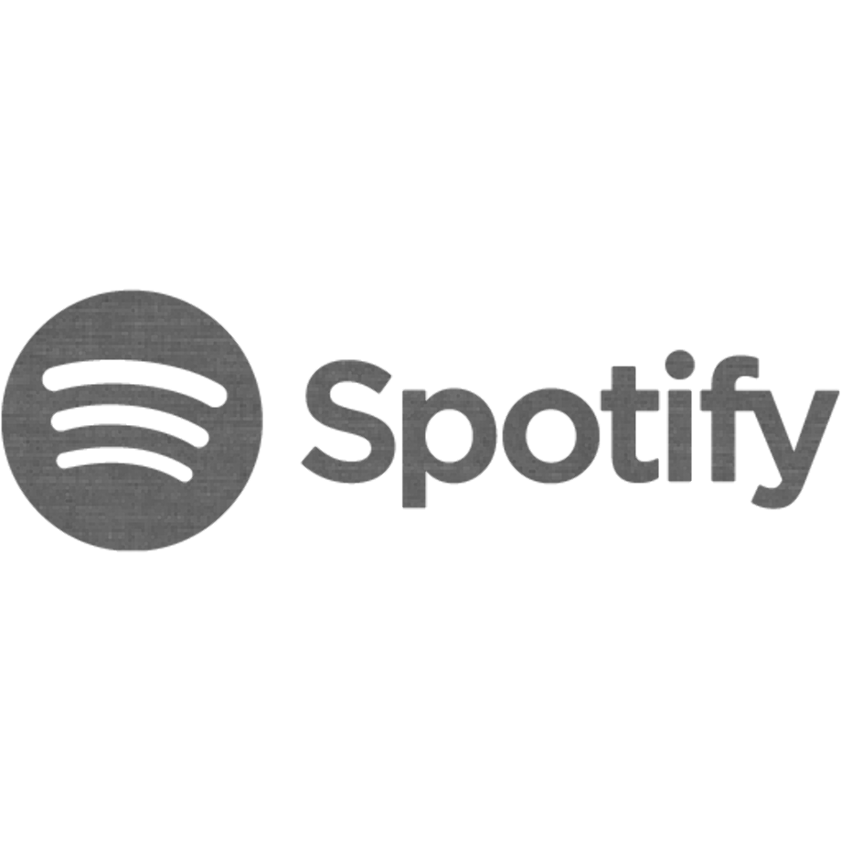 spotify logo transparent grey