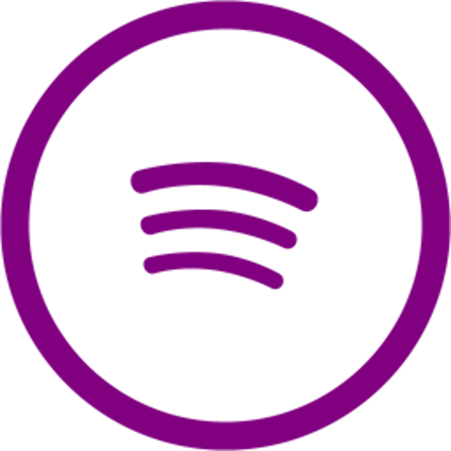 spotify logo transparent purple