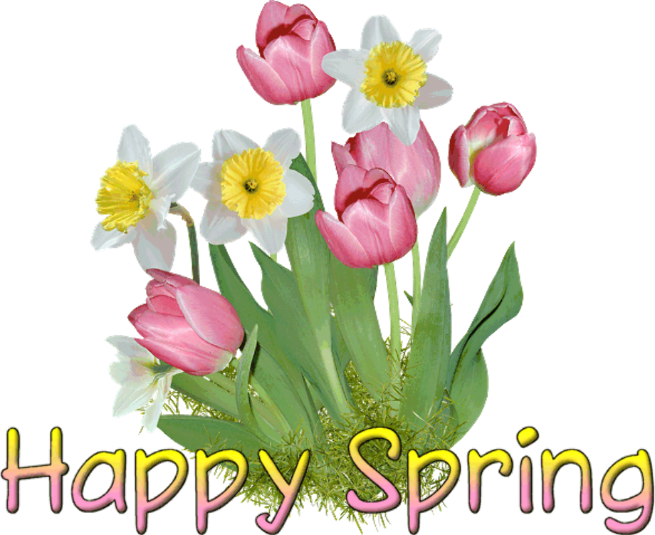 spring clipart happy