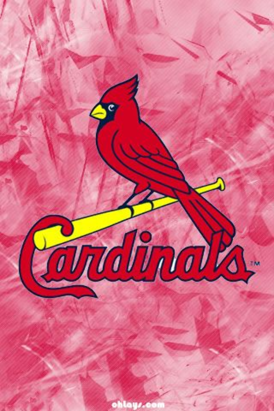 Download High Quality st louis cardinals logo pink Transparent PNG