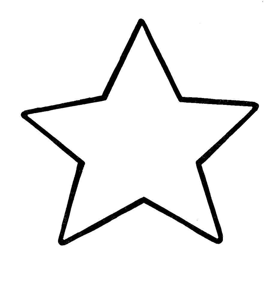 star clipart black and white small