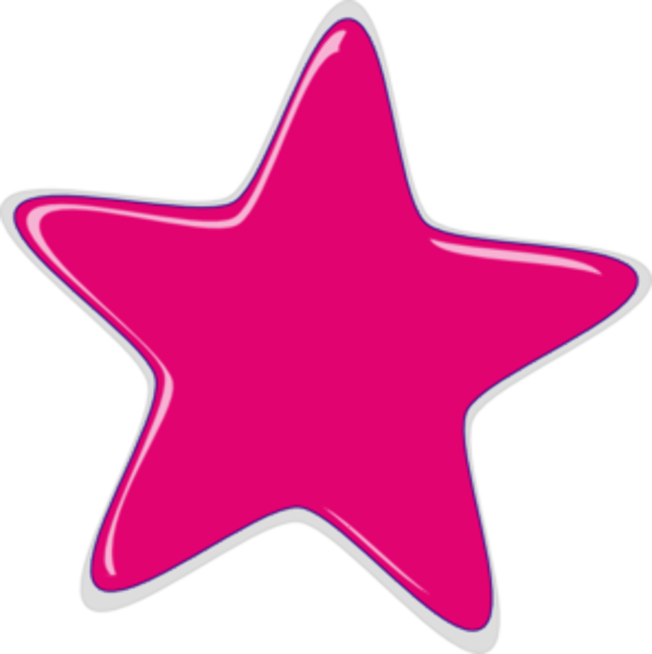 star clipart pink