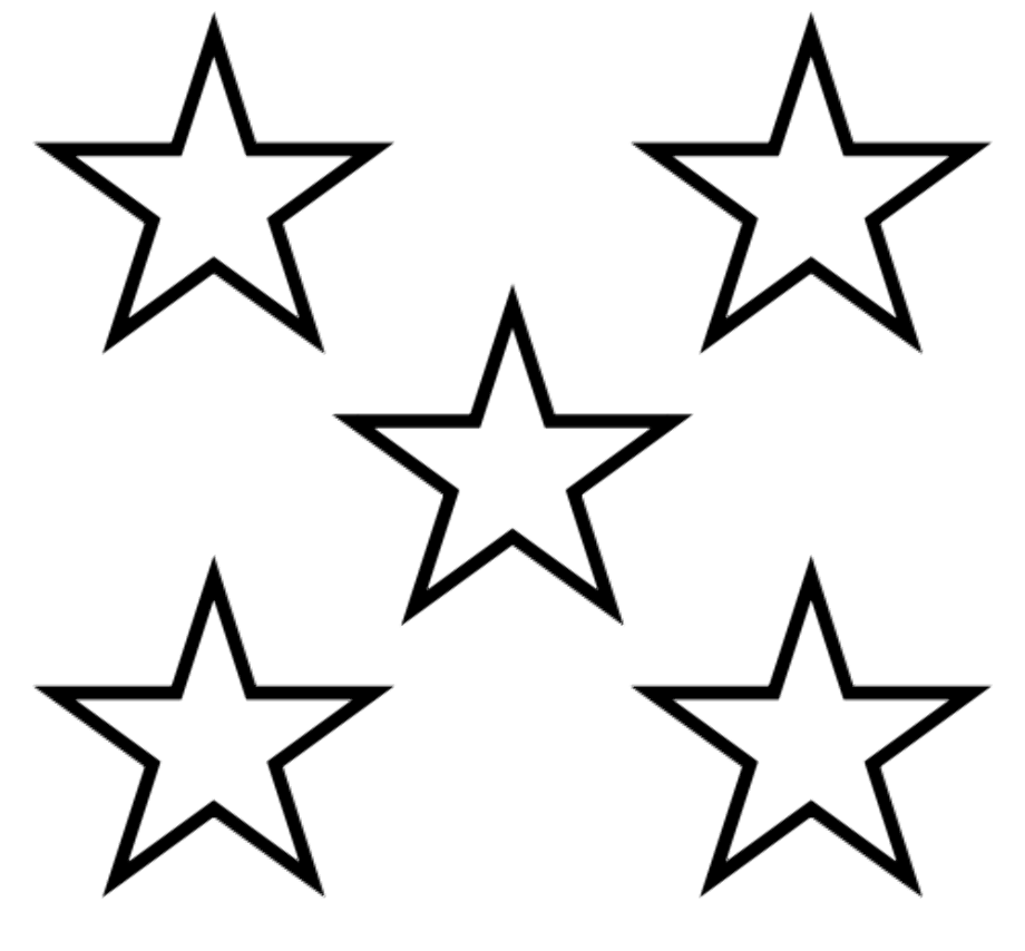 Download High Quality clipart star black and white Transparent PNG
