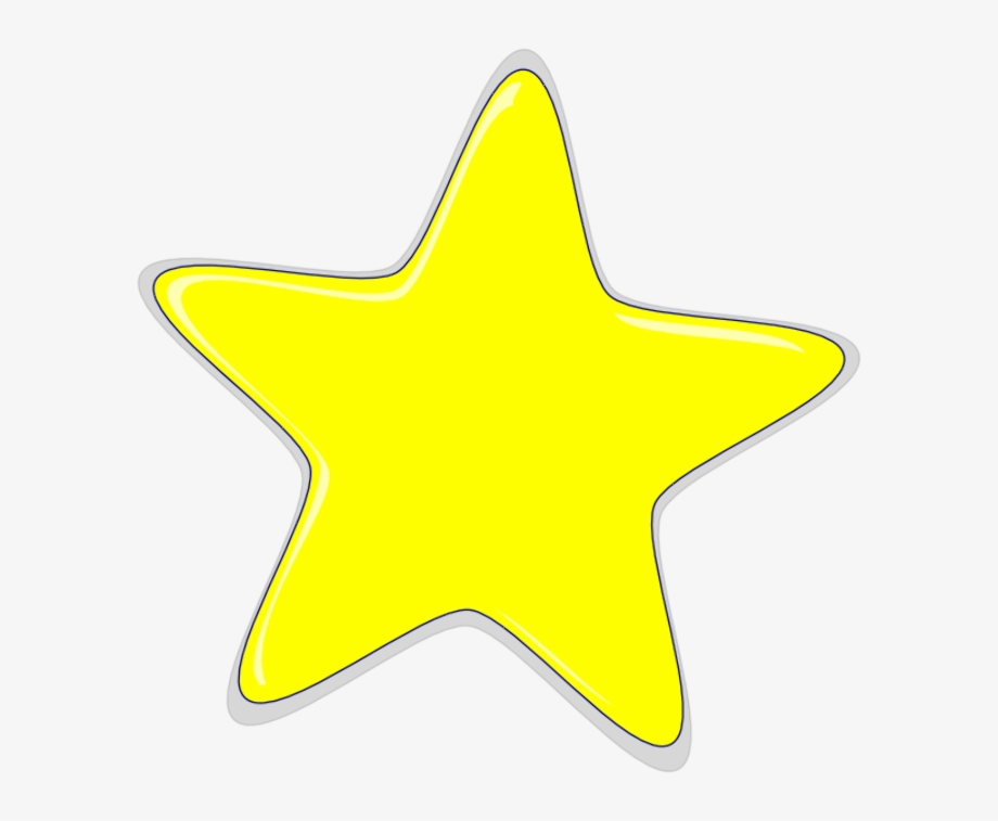star transparent background yellow