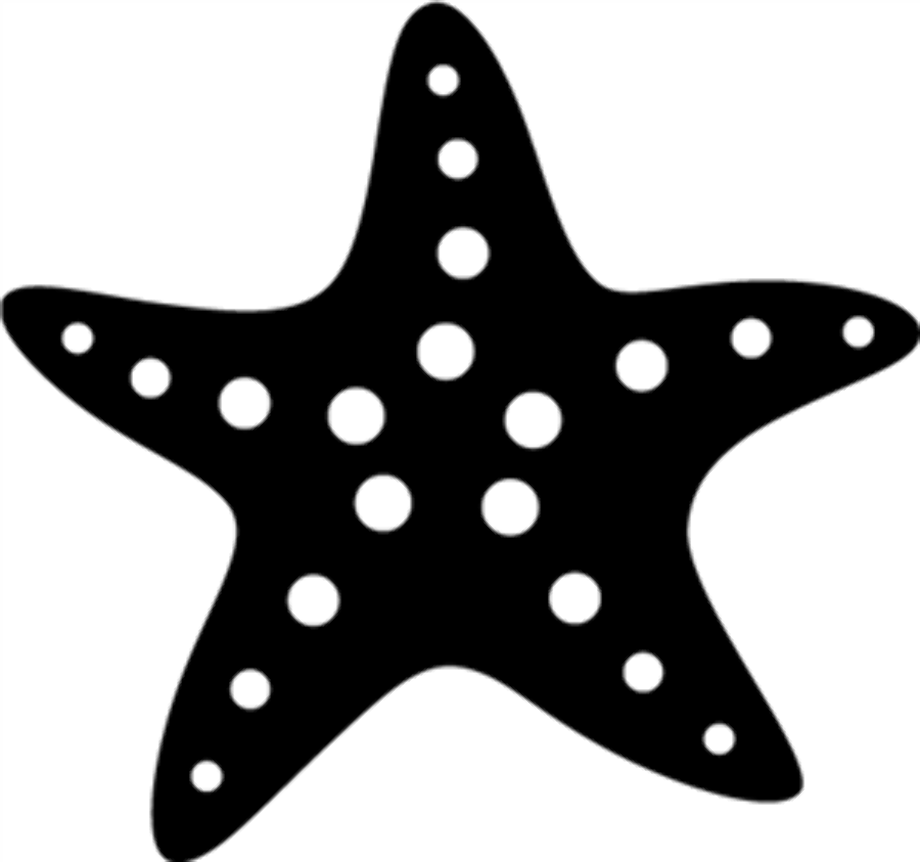 Download Download High Quality starfish clipart silhouette ...