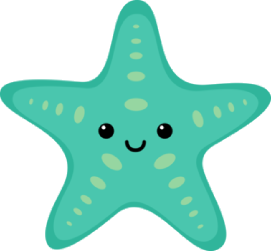 Download High Quality Starfish Clipart Turquoise Transparent Png Images