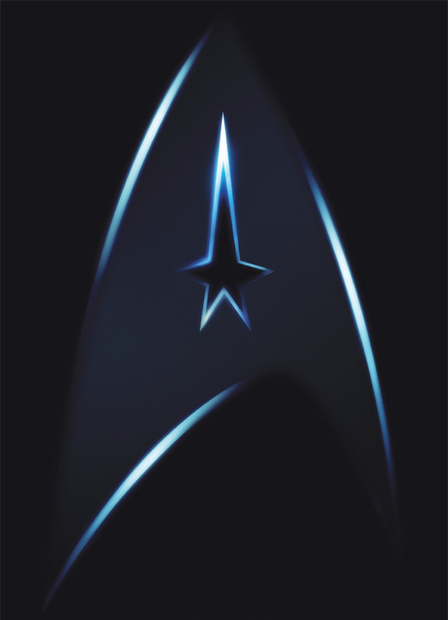 star trek logo black