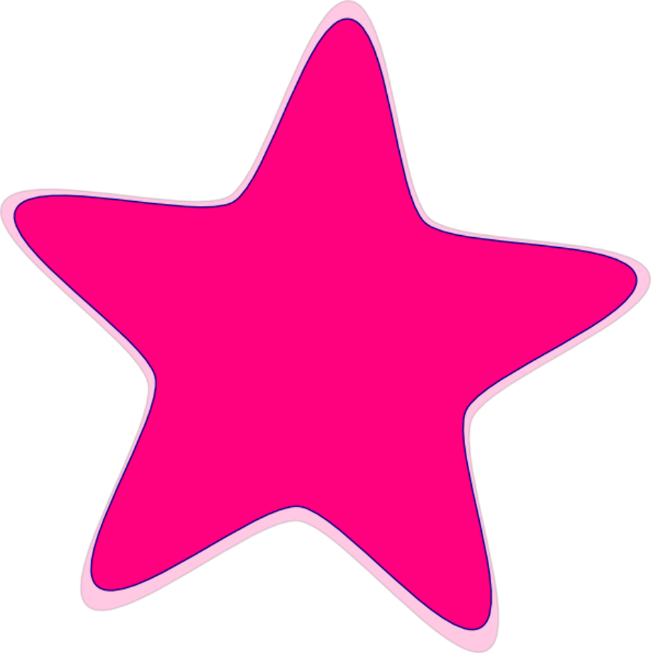 Pink Star Png Png Image Collection