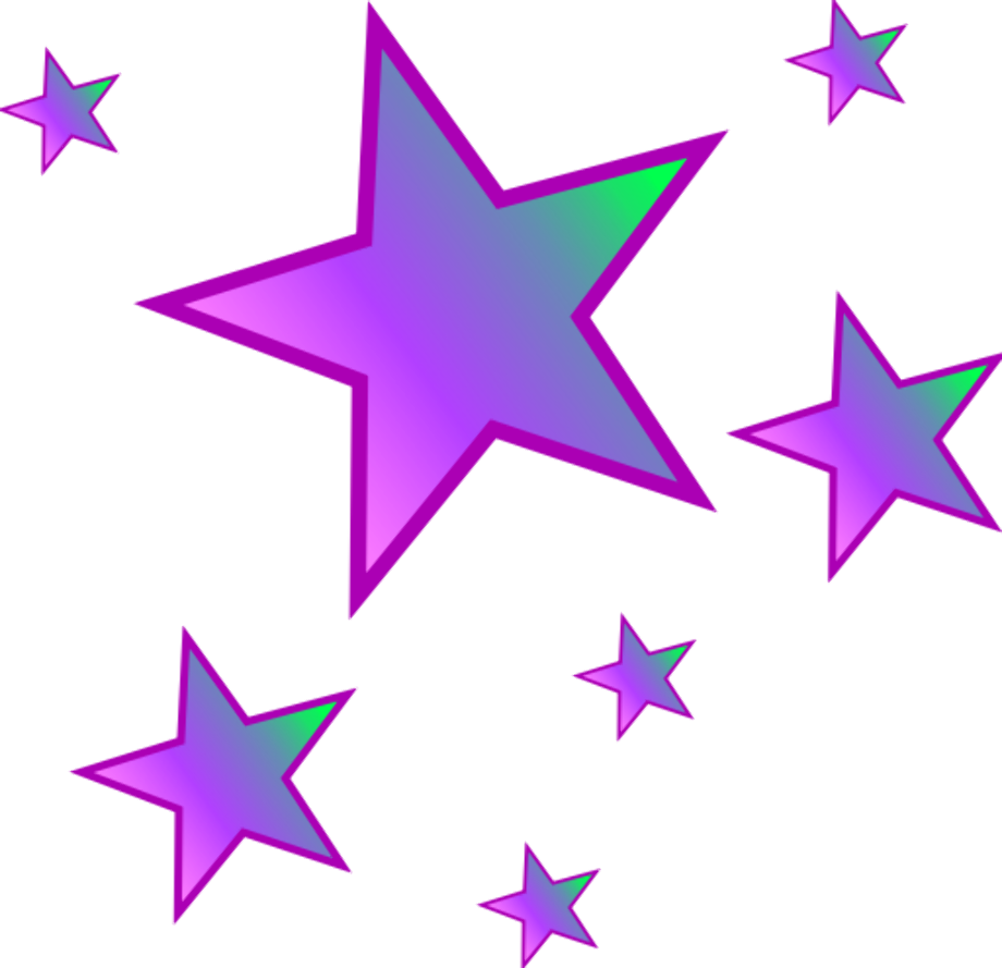 star transparent background purple