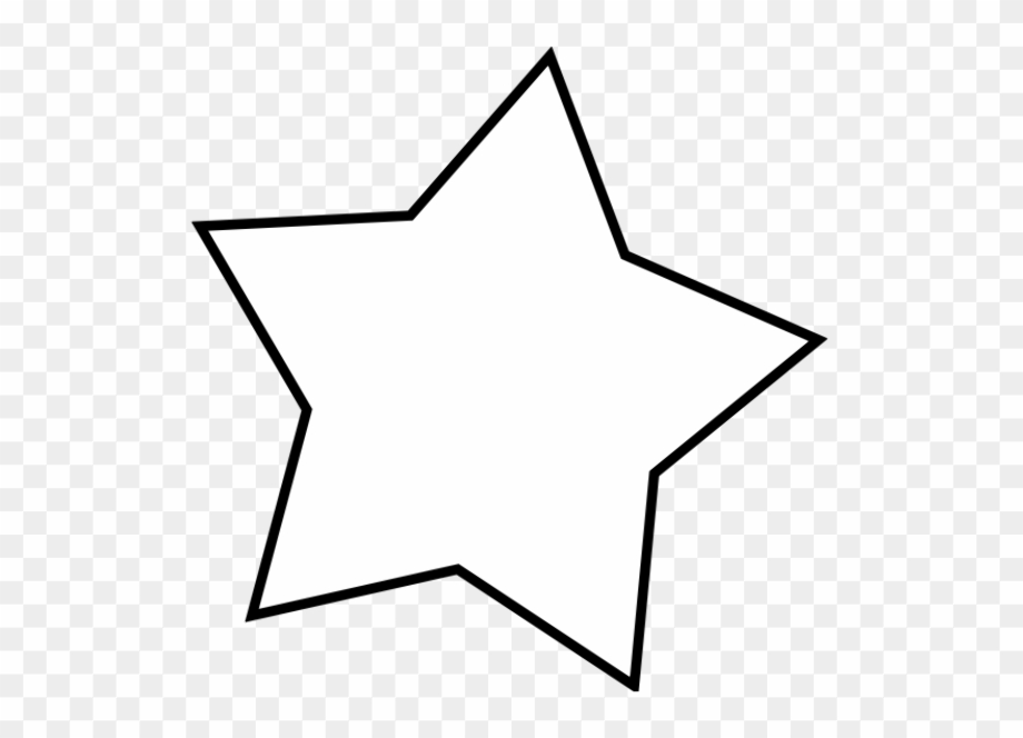 star transparent white