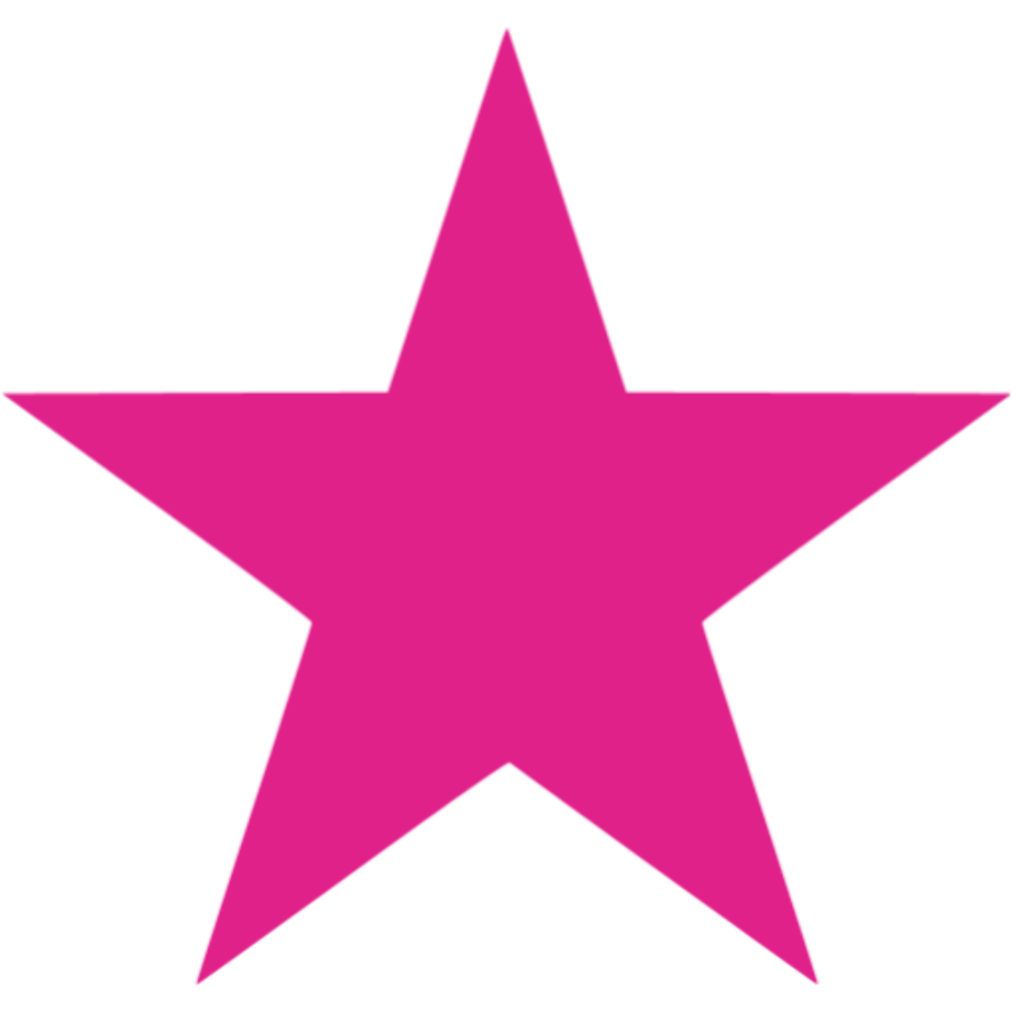 stars transparent pink