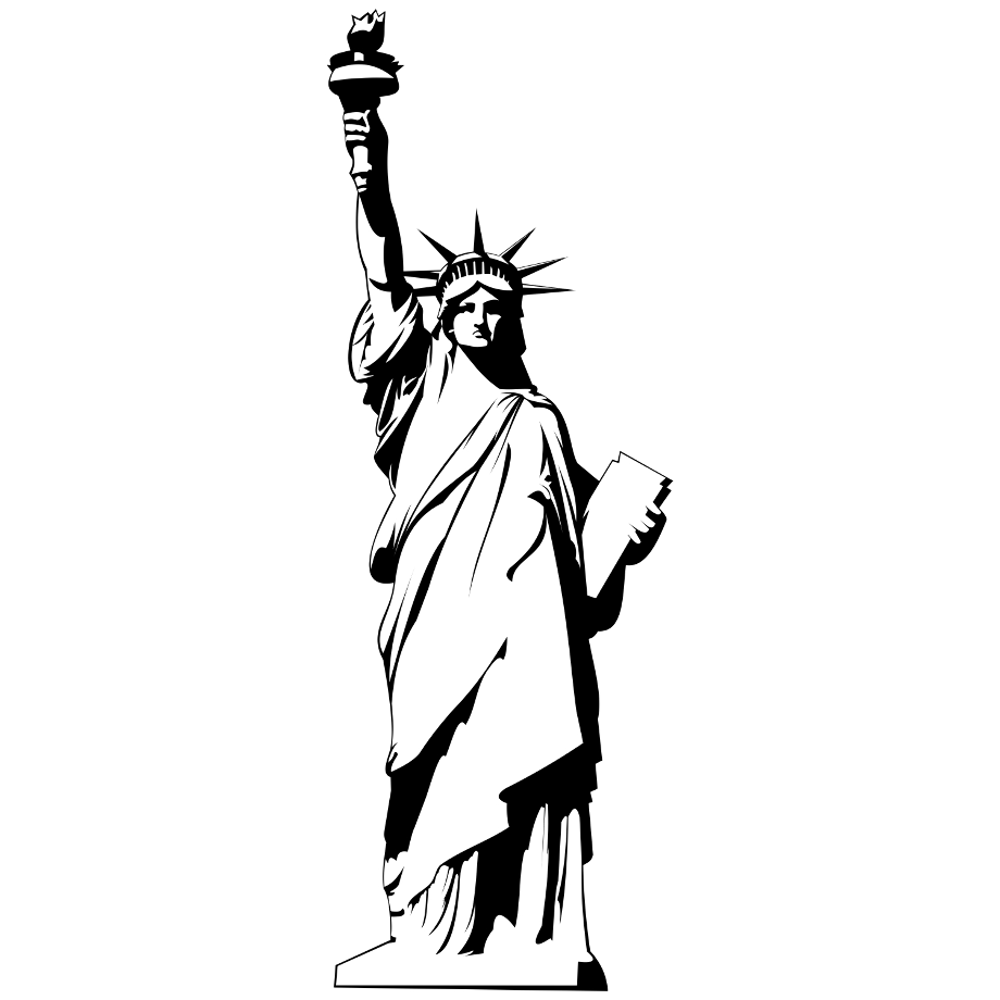 statue of liberty clipart printable