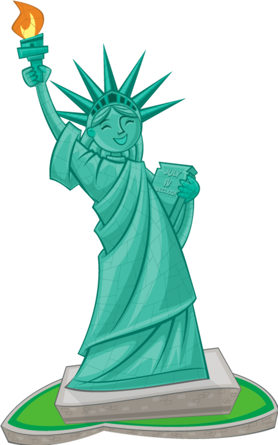 Download High Quality statue of liberty clipart cute Transparent PNG