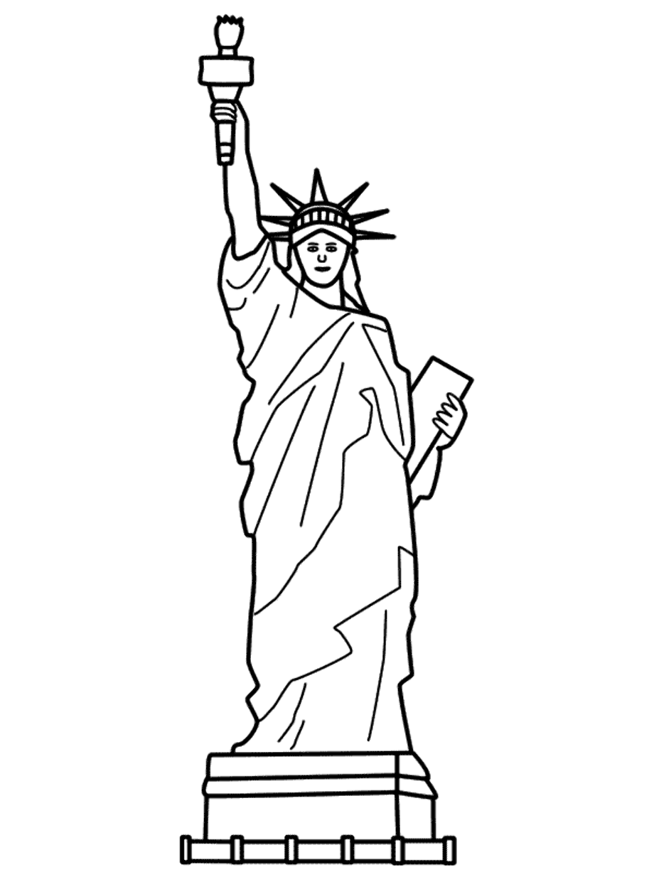 Statue of liberty simple