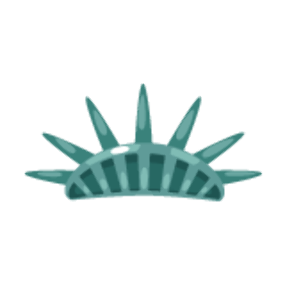 Download High Quality statue of liberty clipart crown