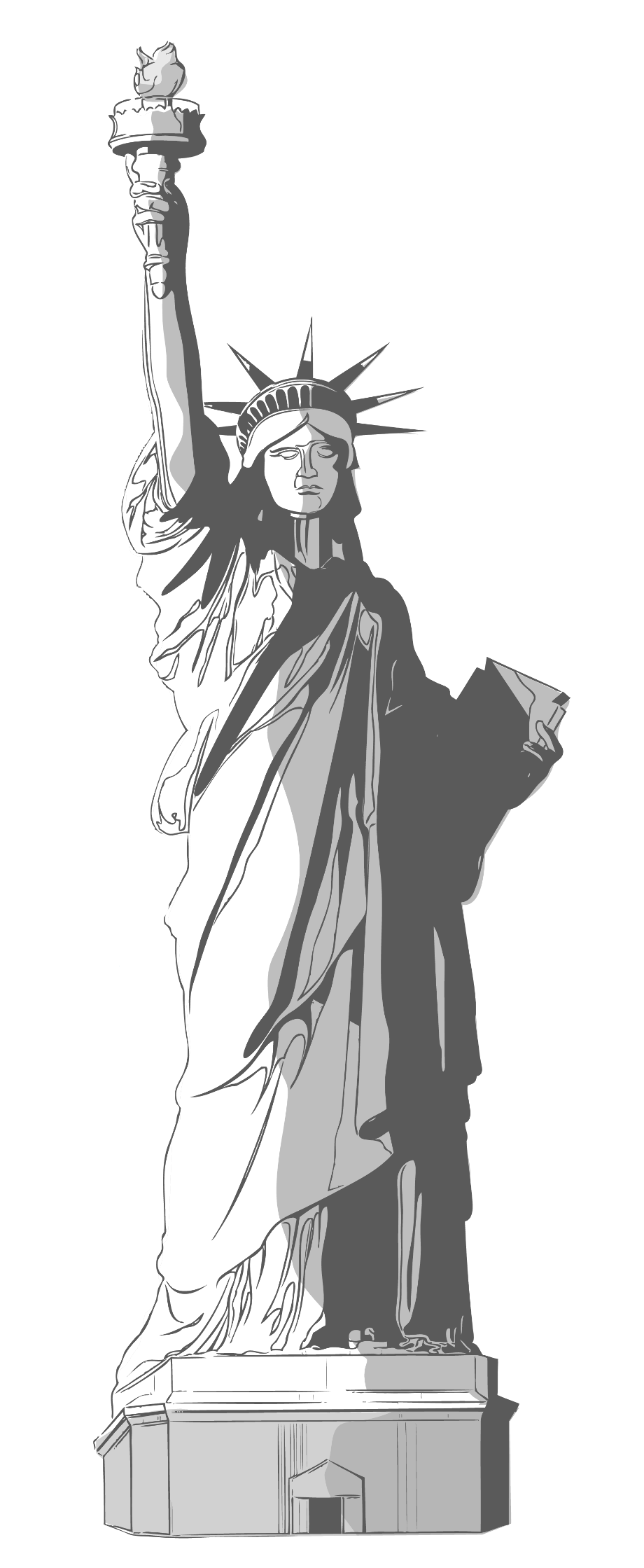 Download High Quality statue of liberty clipart high resolution ...