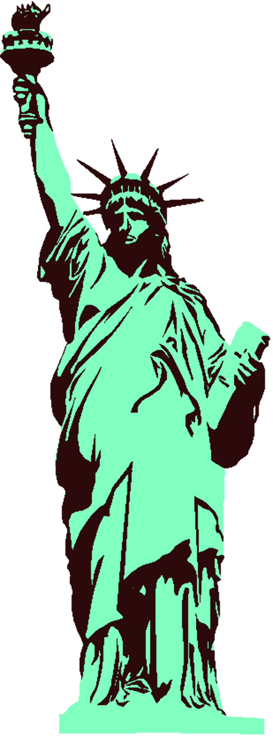 Download High Quality statue of liberty clipart graphic